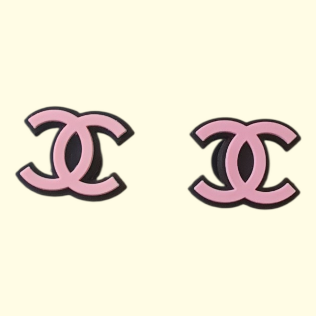 Designers Pink Crocs Charms x2