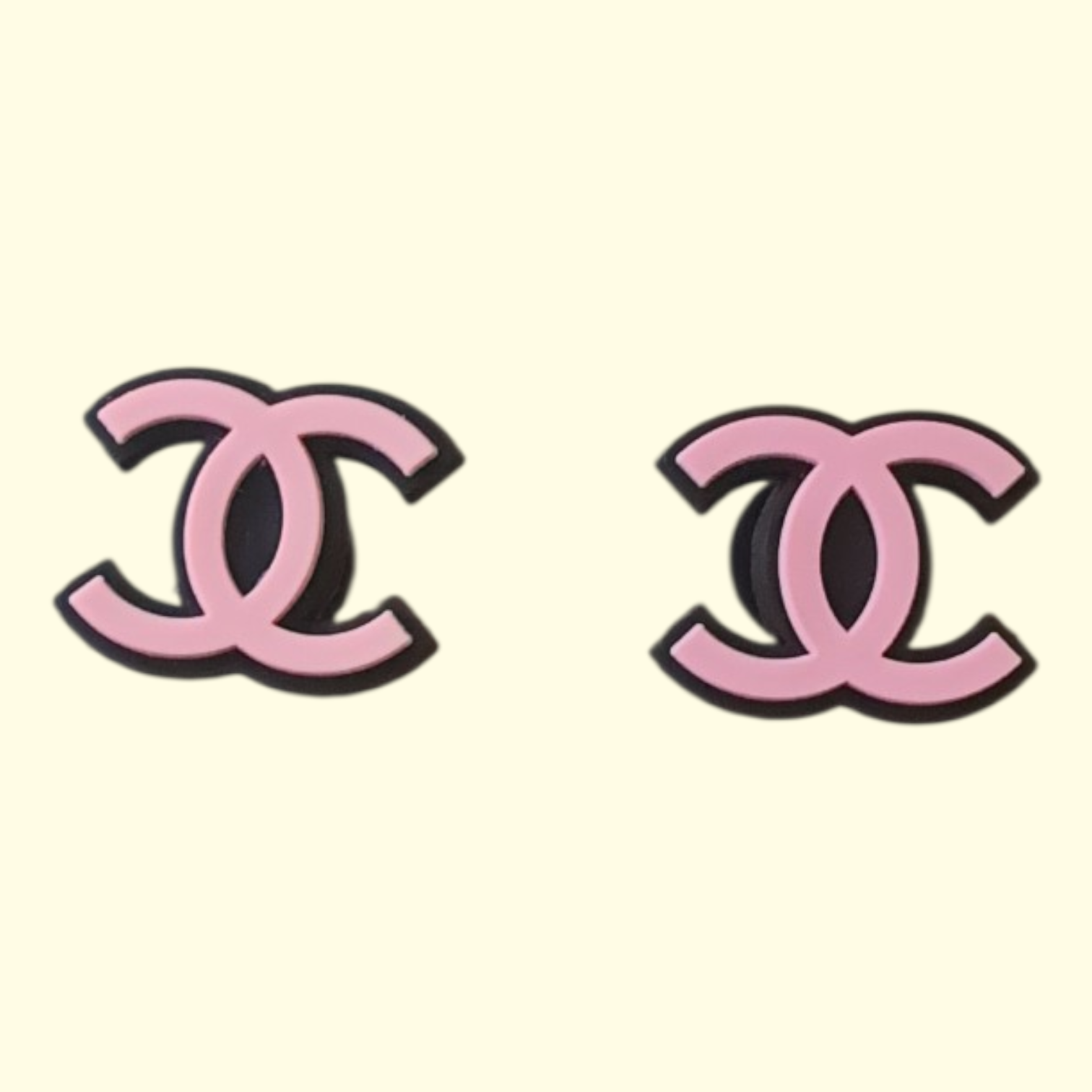Designers Pink Crocs Charms x2