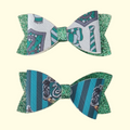 Harry Potter Slytherin Hair Bow x2