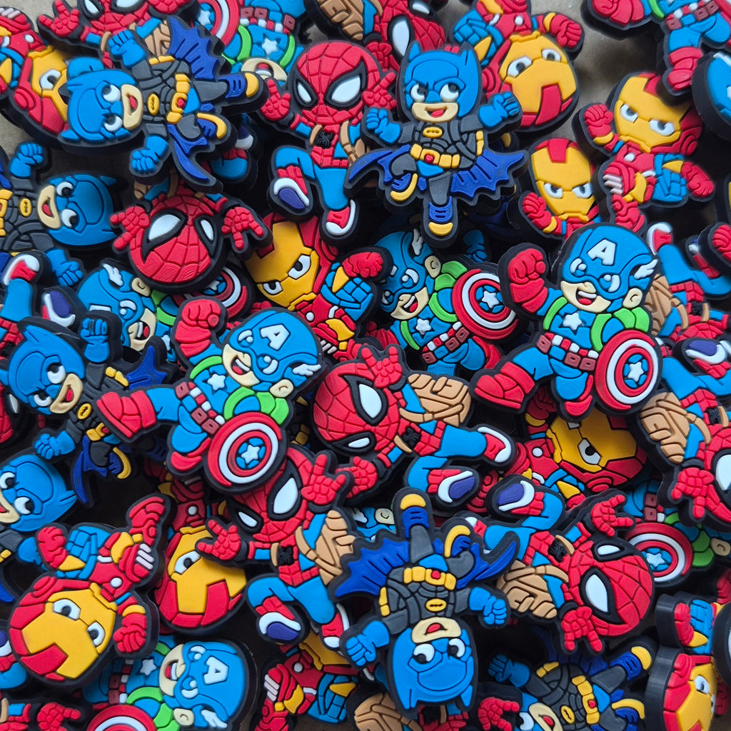 Marvel Crocs Charms x4