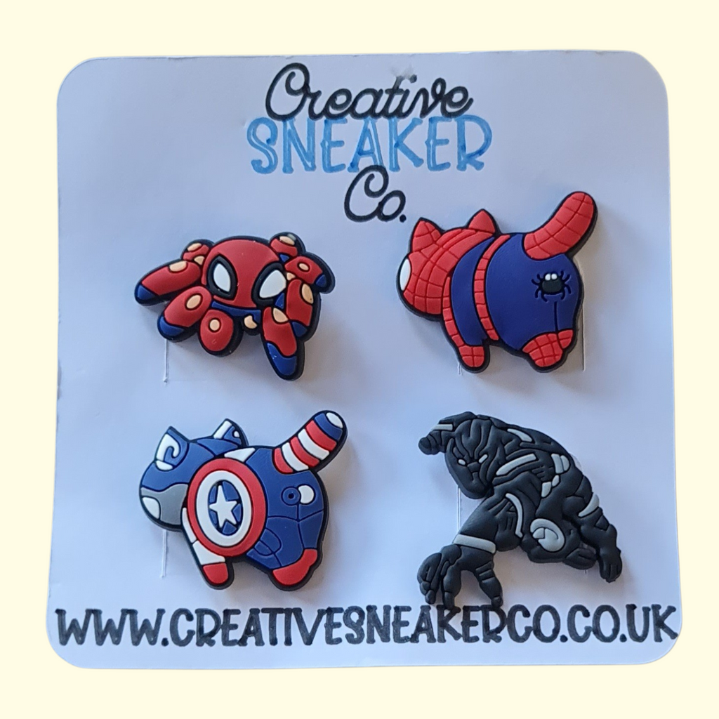Marvel Crocs Charms x4