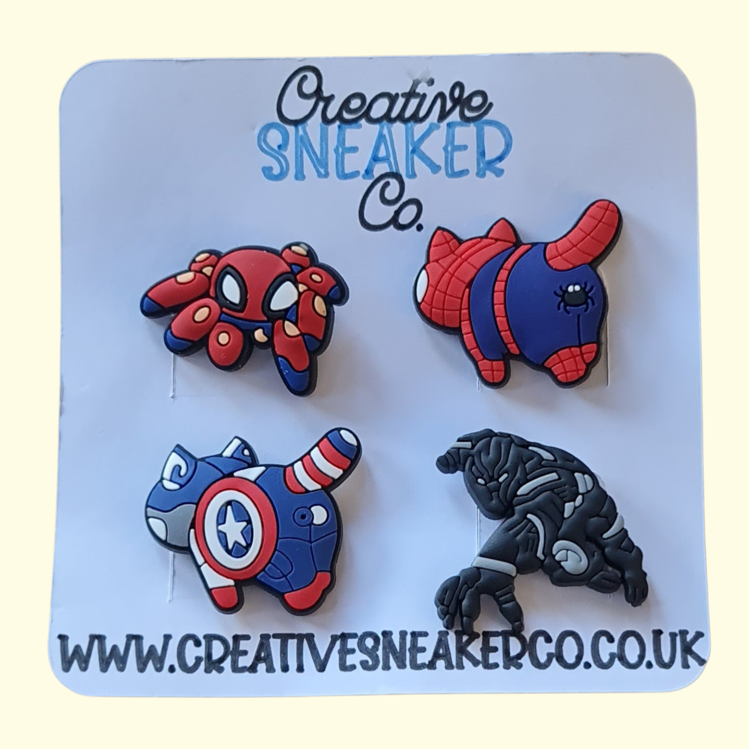 Marvel Crocs Charms x4