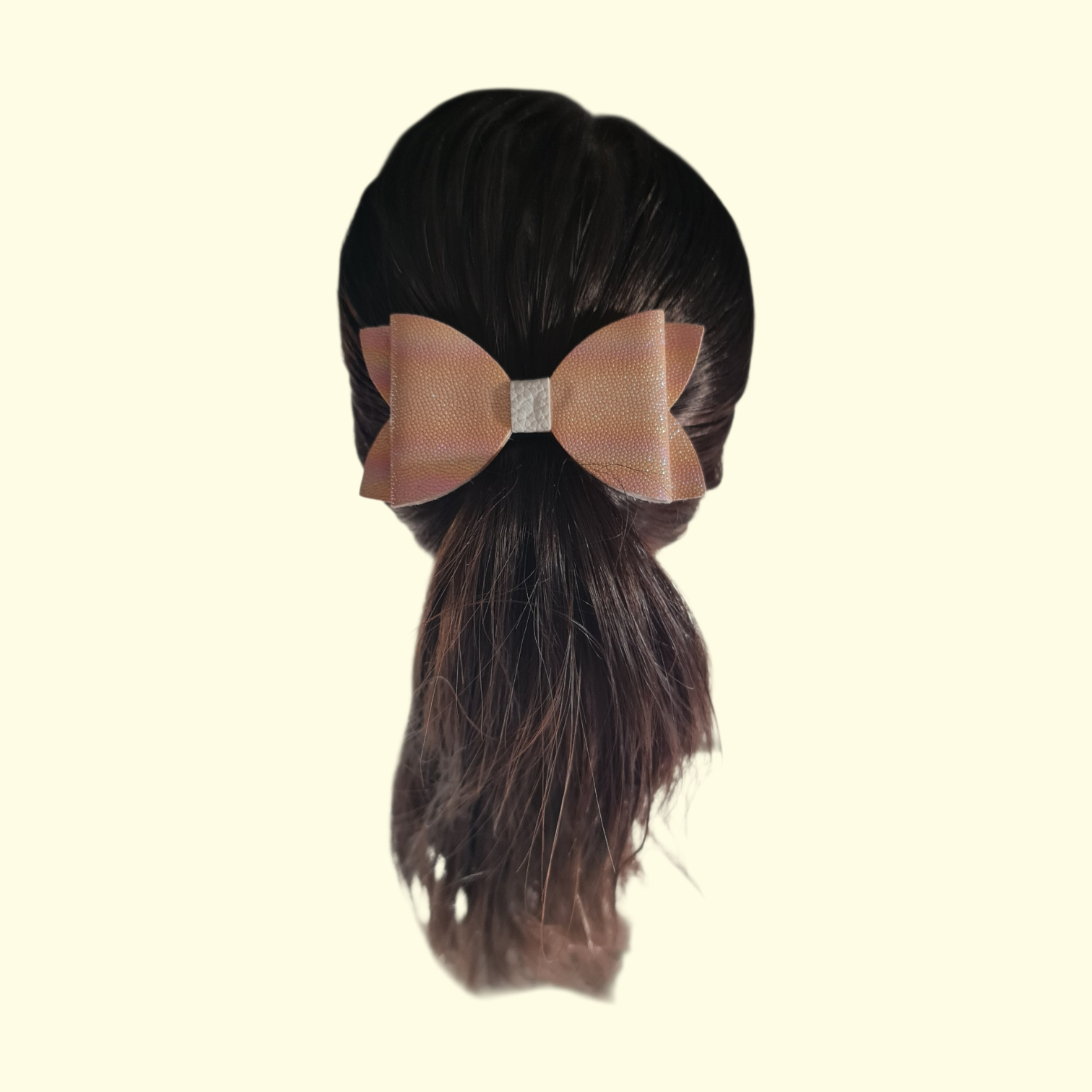 Rainbow Irridescent Hair Bow