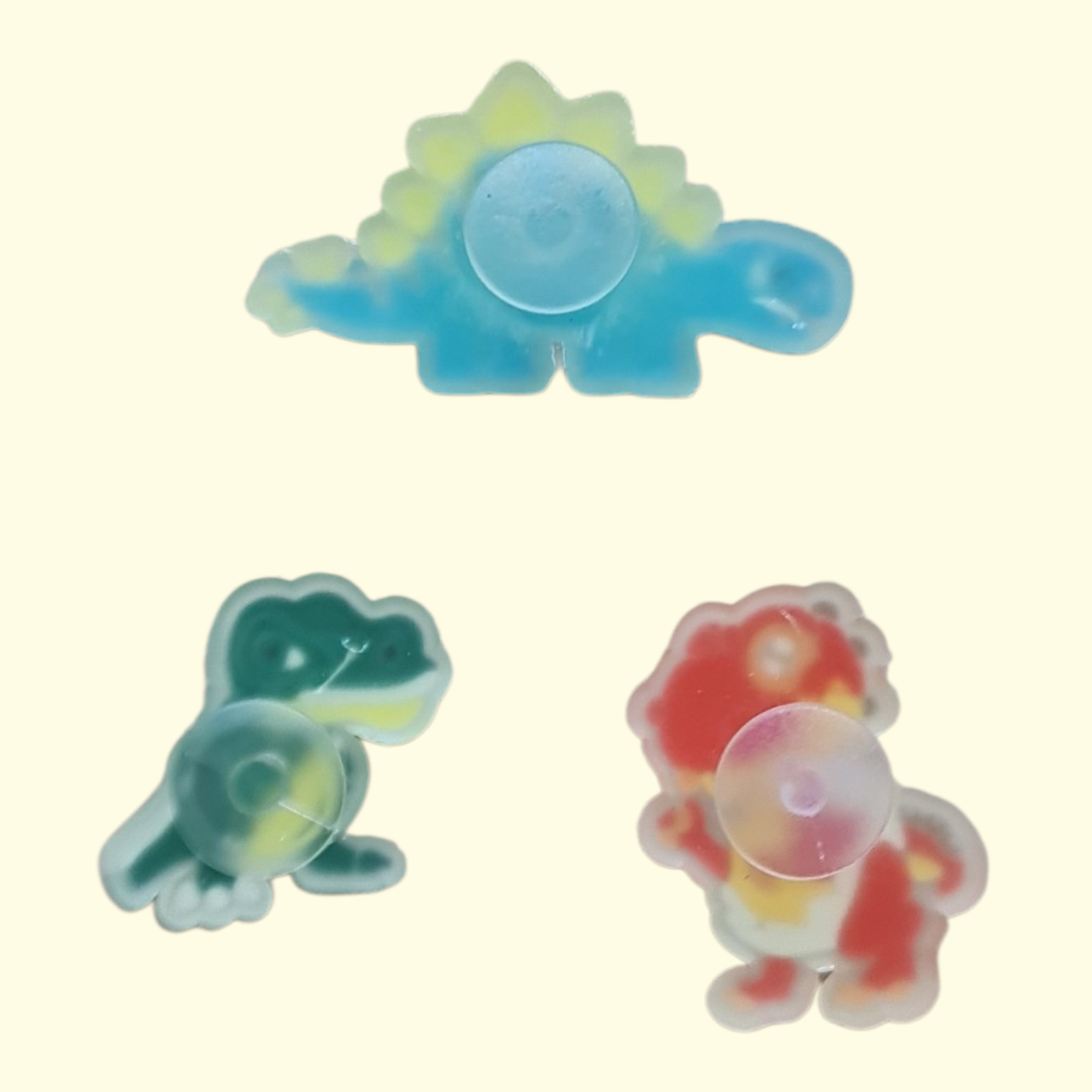 Dinosaur Crocs Charms x3