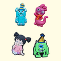 Monsters Inc Crocs Charms x4