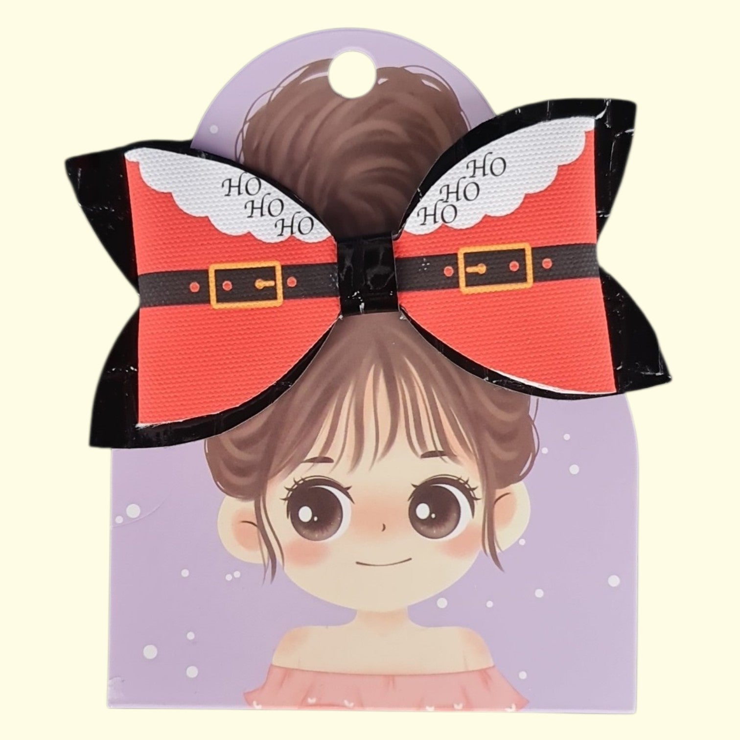 Ho Ho Ho Santa Standard Hair Bow