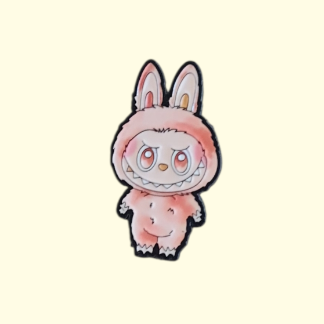 Labubu Big Into Energy Pin Badge
