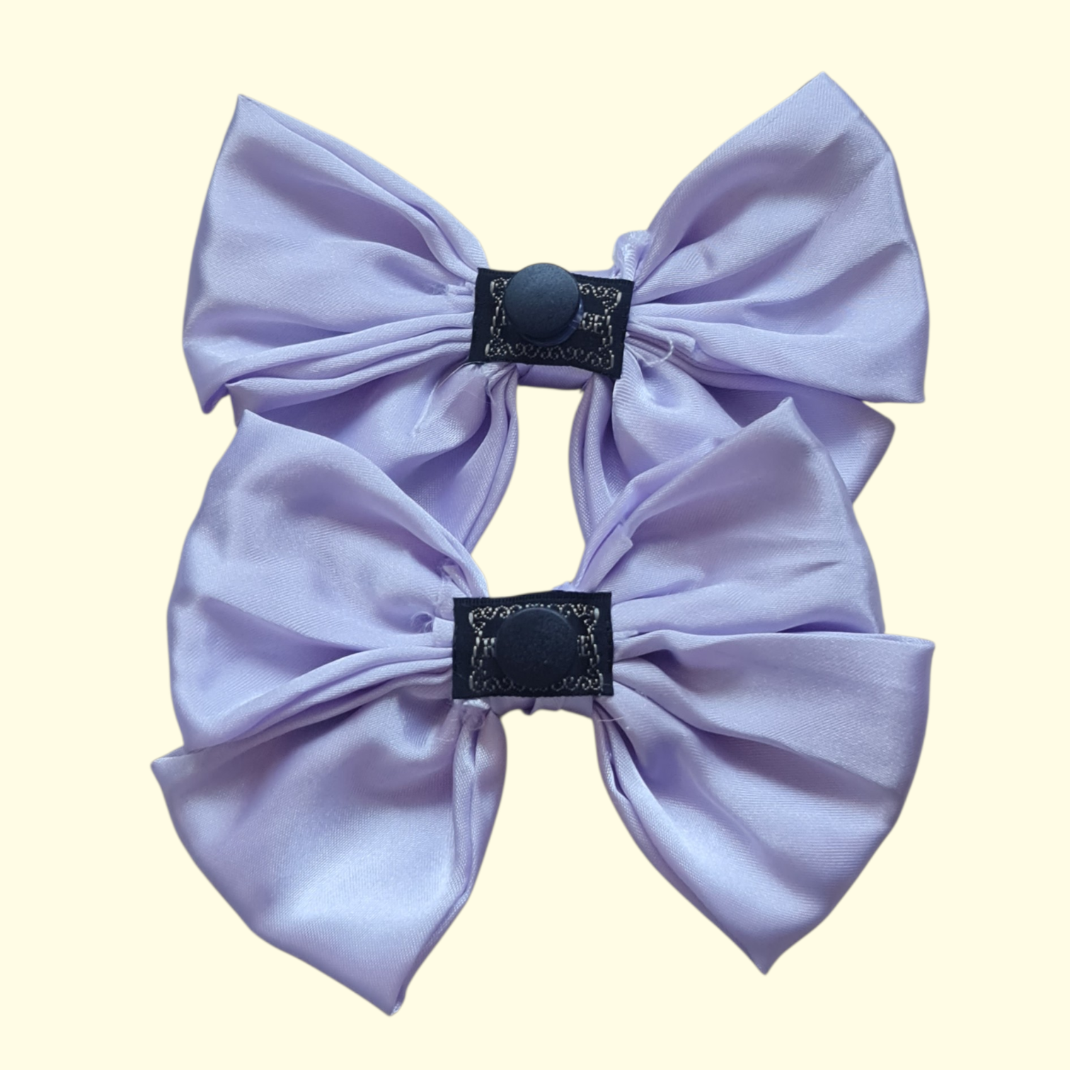 Bow Purple Crocs Charms x2