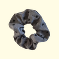 Grey Heart Hair Scrunchie