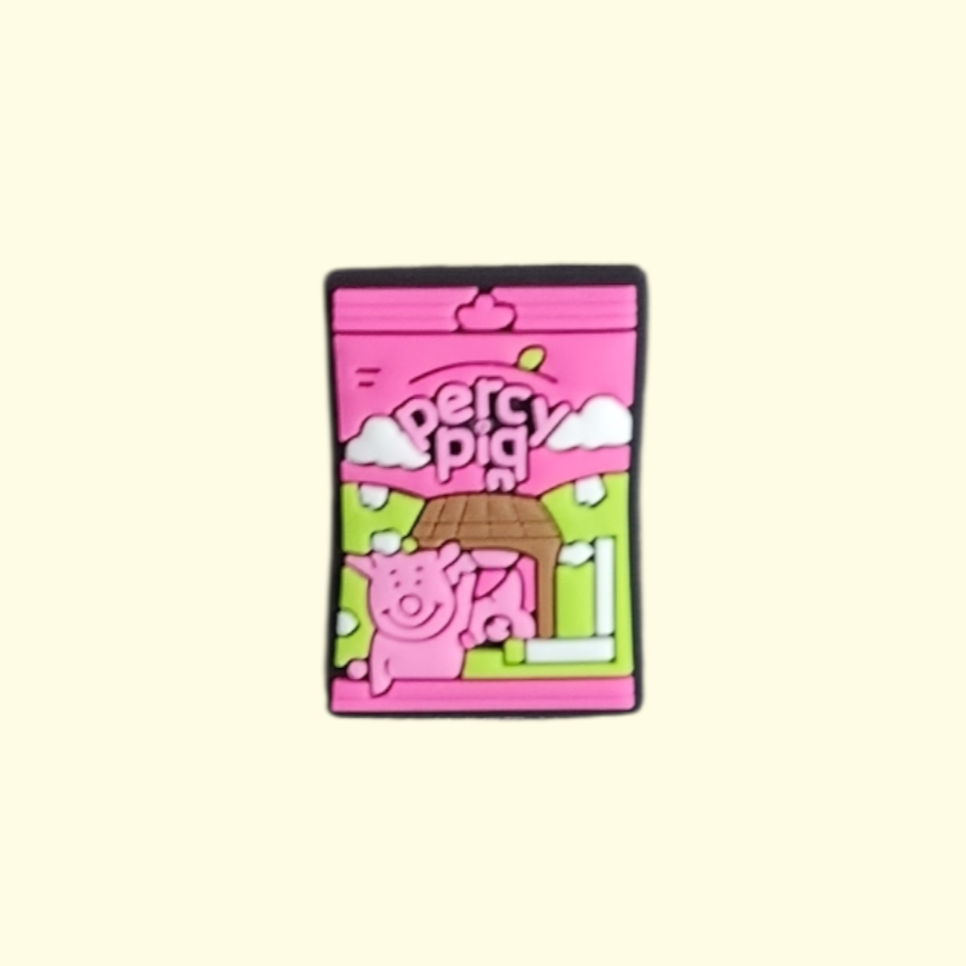 Percy Pig Crocs Charms x3