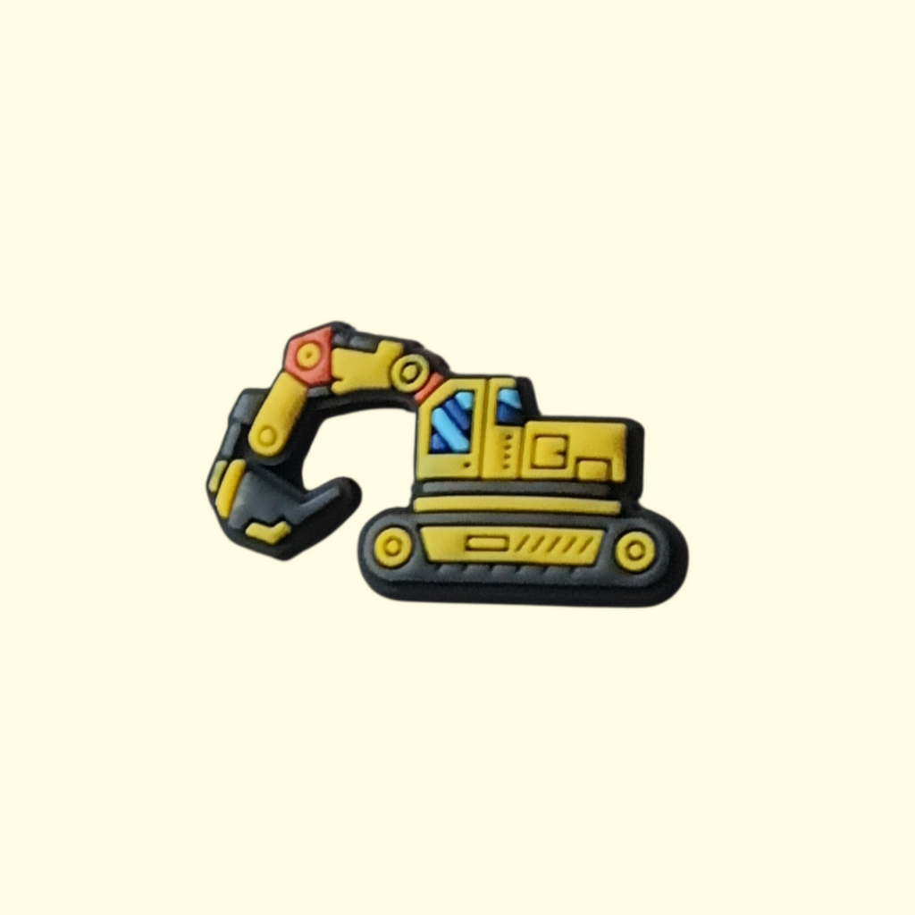 Construction Vehicles Crocs Charms x4