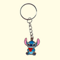 Stitch Heart Keyring