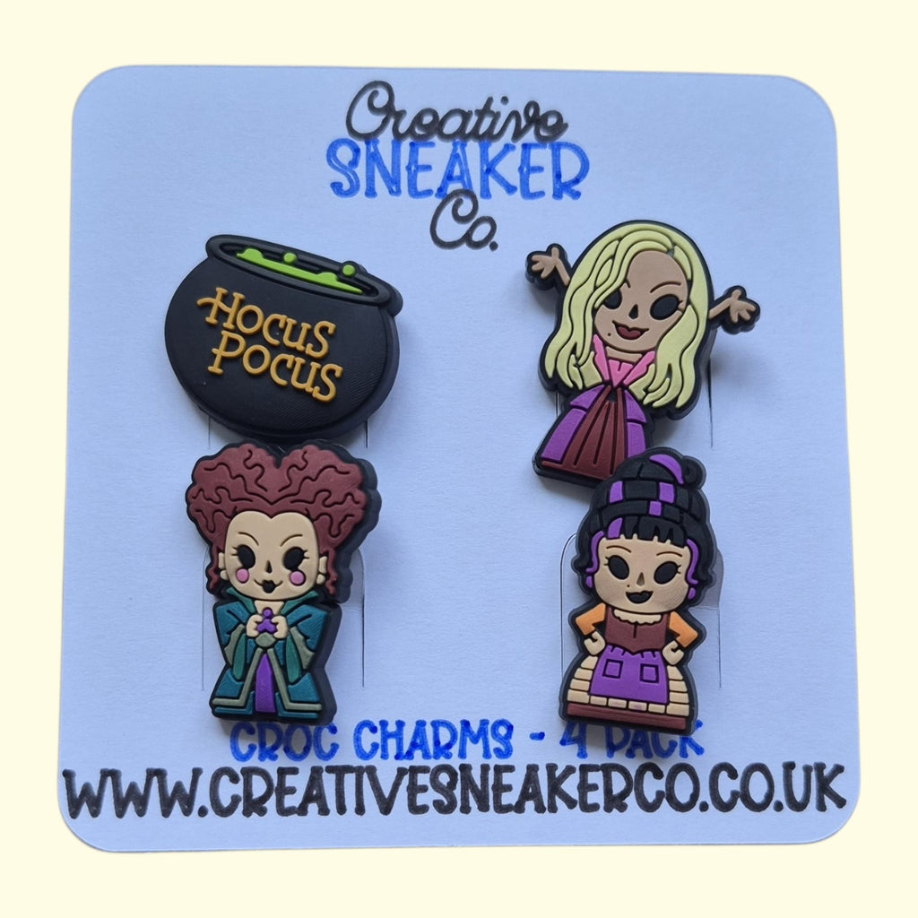 Hocus Pocus Crocs Charms x4