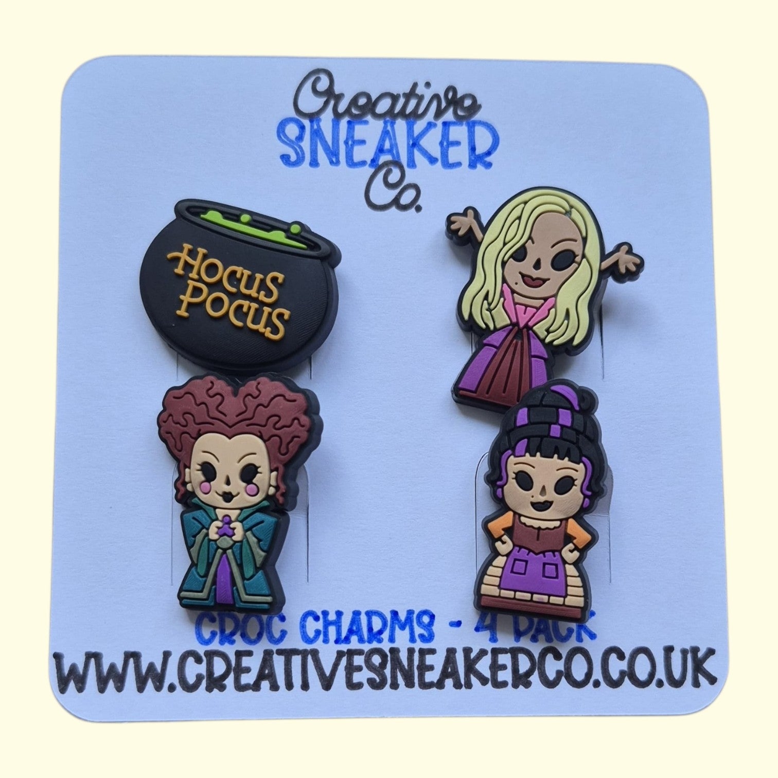 Hocus Pocus Crocs Charms x4