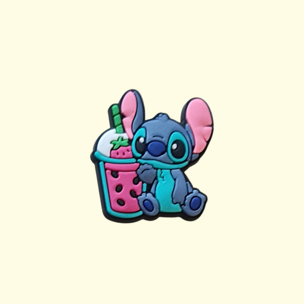 Stitch Crocs Charms x4