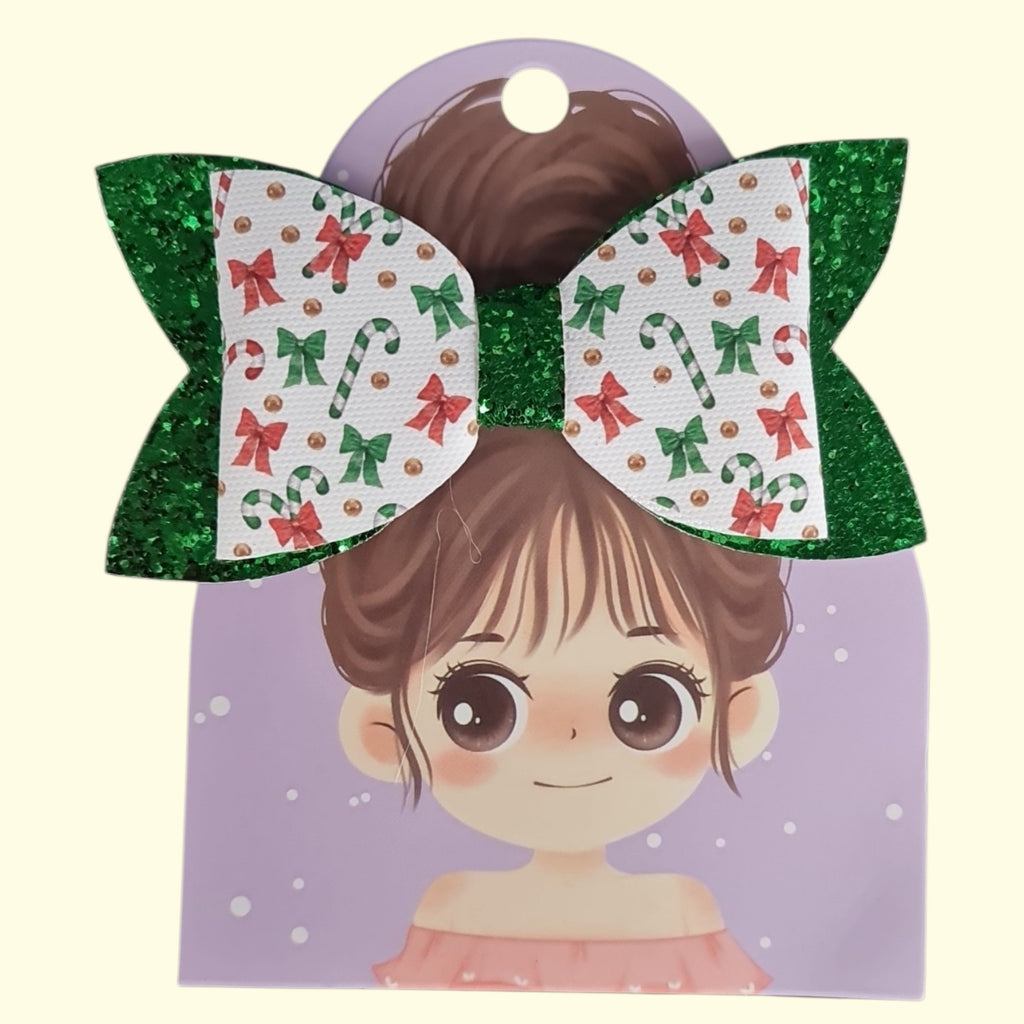 Candycane Standard Hair Bow