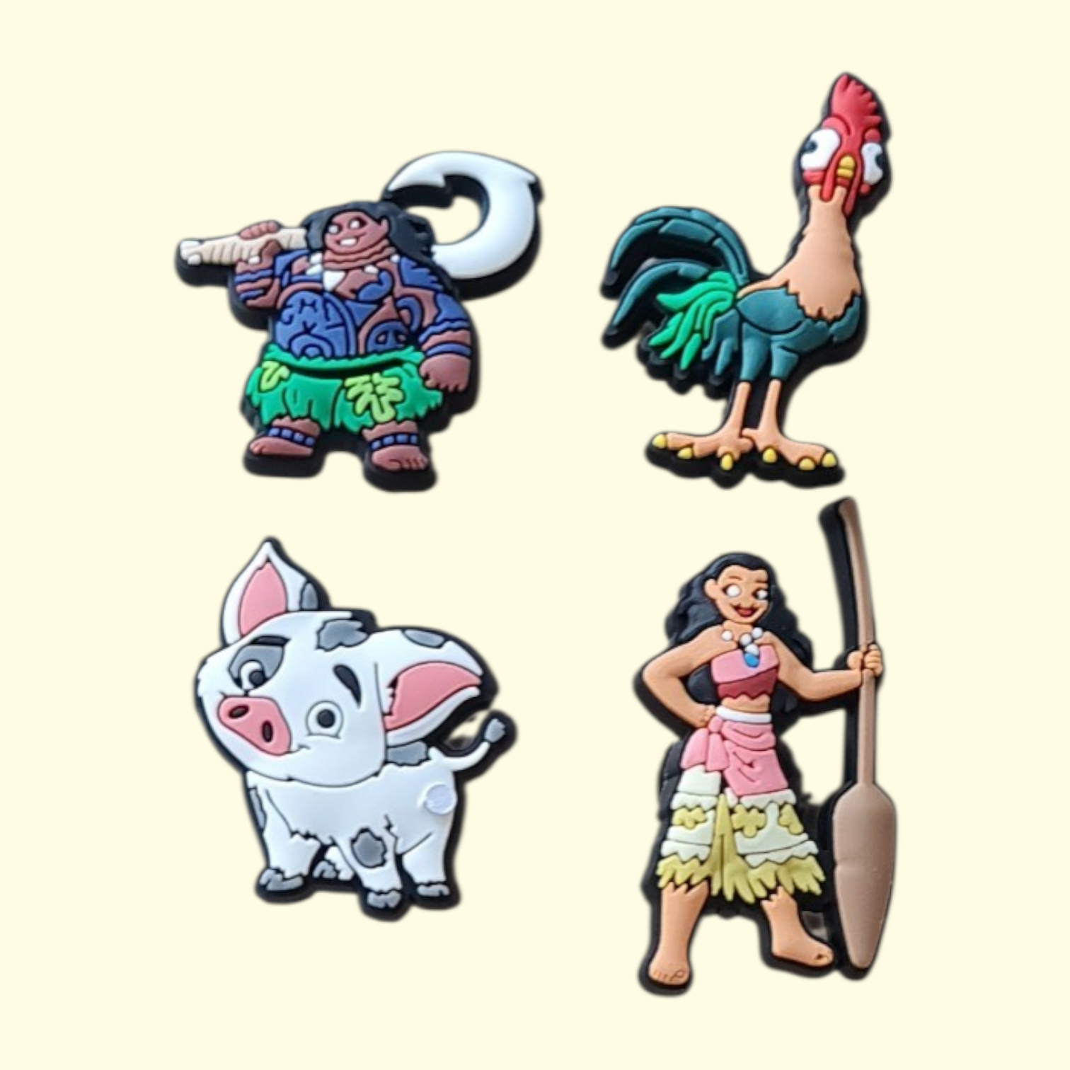 Moana Crocs Charms x4