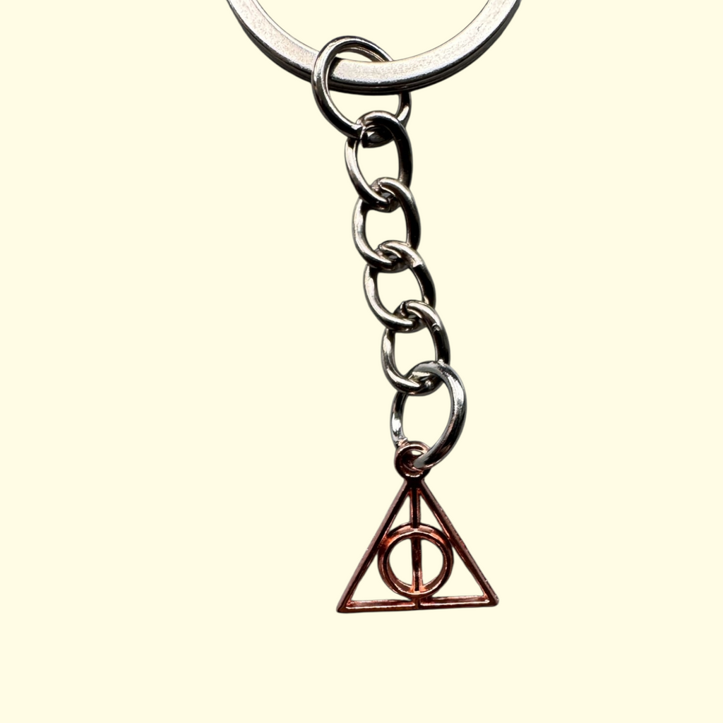 Harry Potter Deathly Hallows Copper Keyring