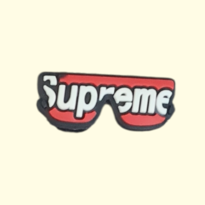 Supreme Crocs Charms x4