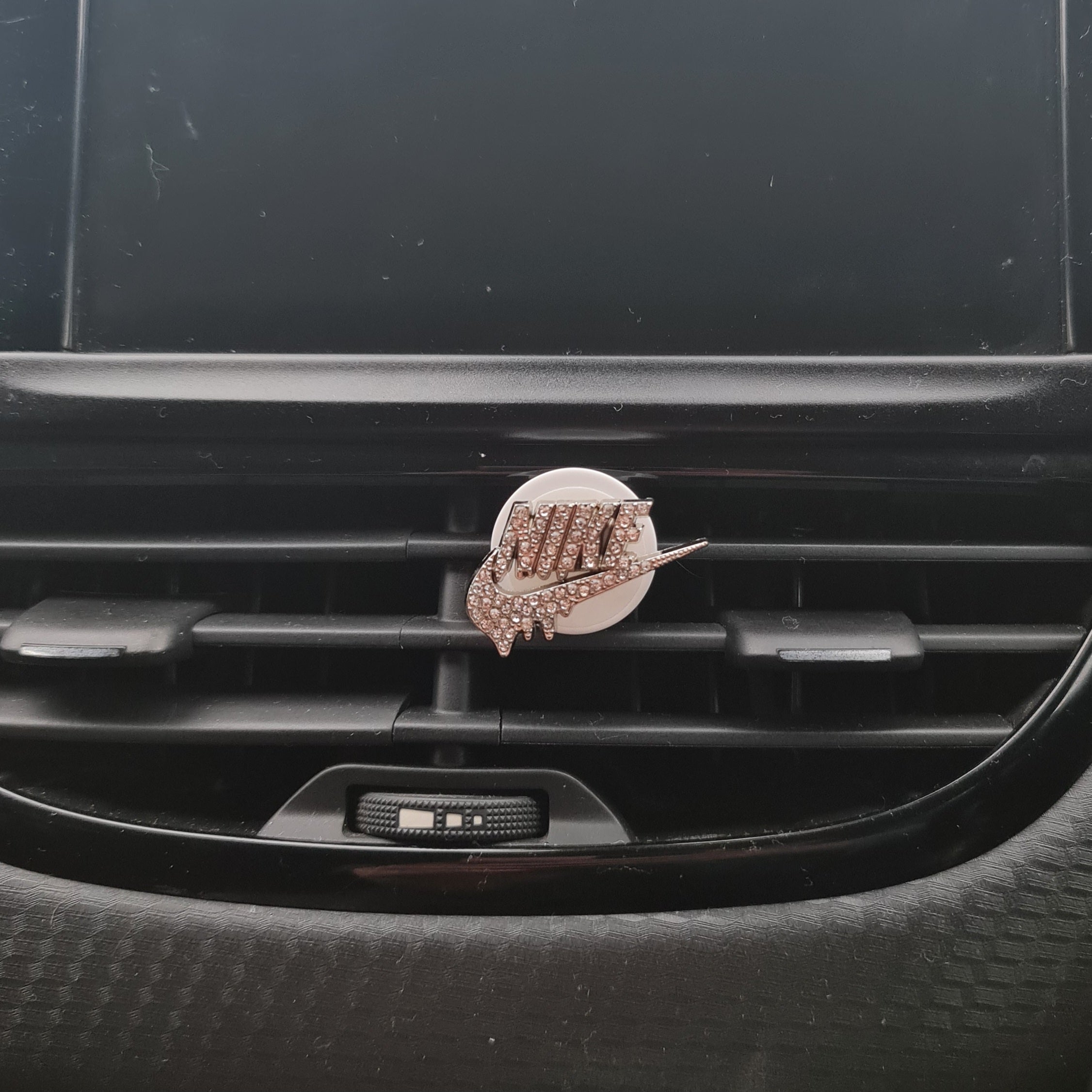 Nike Swoosh Silver Clip In Car Air Freshener