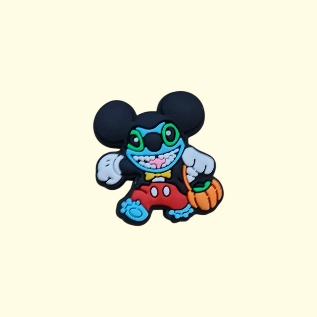 Stitch Halloween Crocs Charms x4
