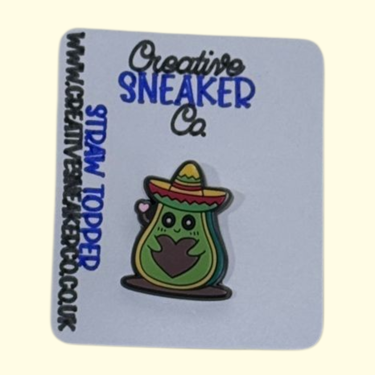 Avocado Mexican Love Straw Topper