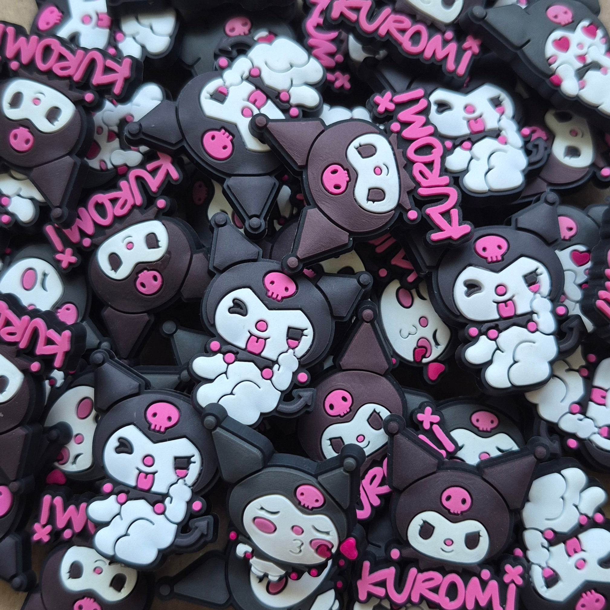 Kuromi Crocs Charms x4