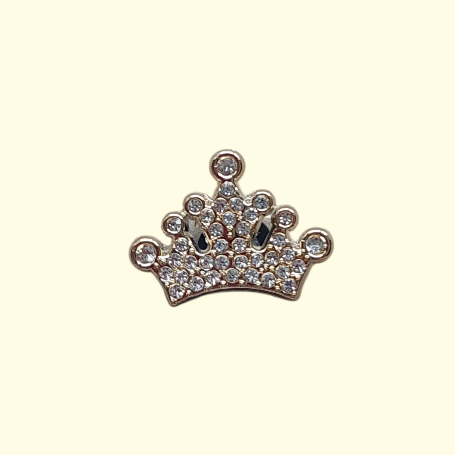 Gold Tiara Crocs Charms x4