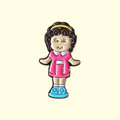 Polly Pocket Doll Pin Badge