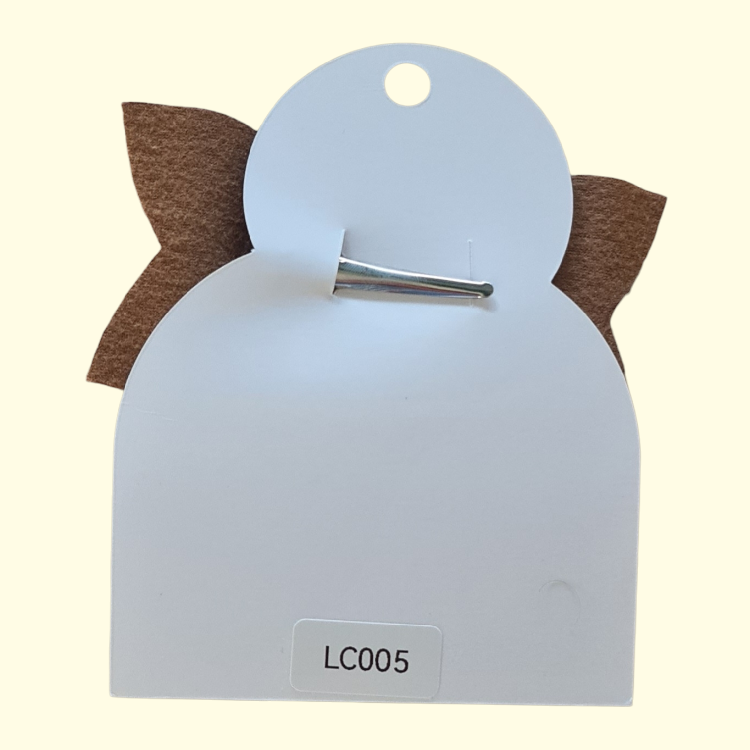 Autumn Squirrel Brown Hair Bow