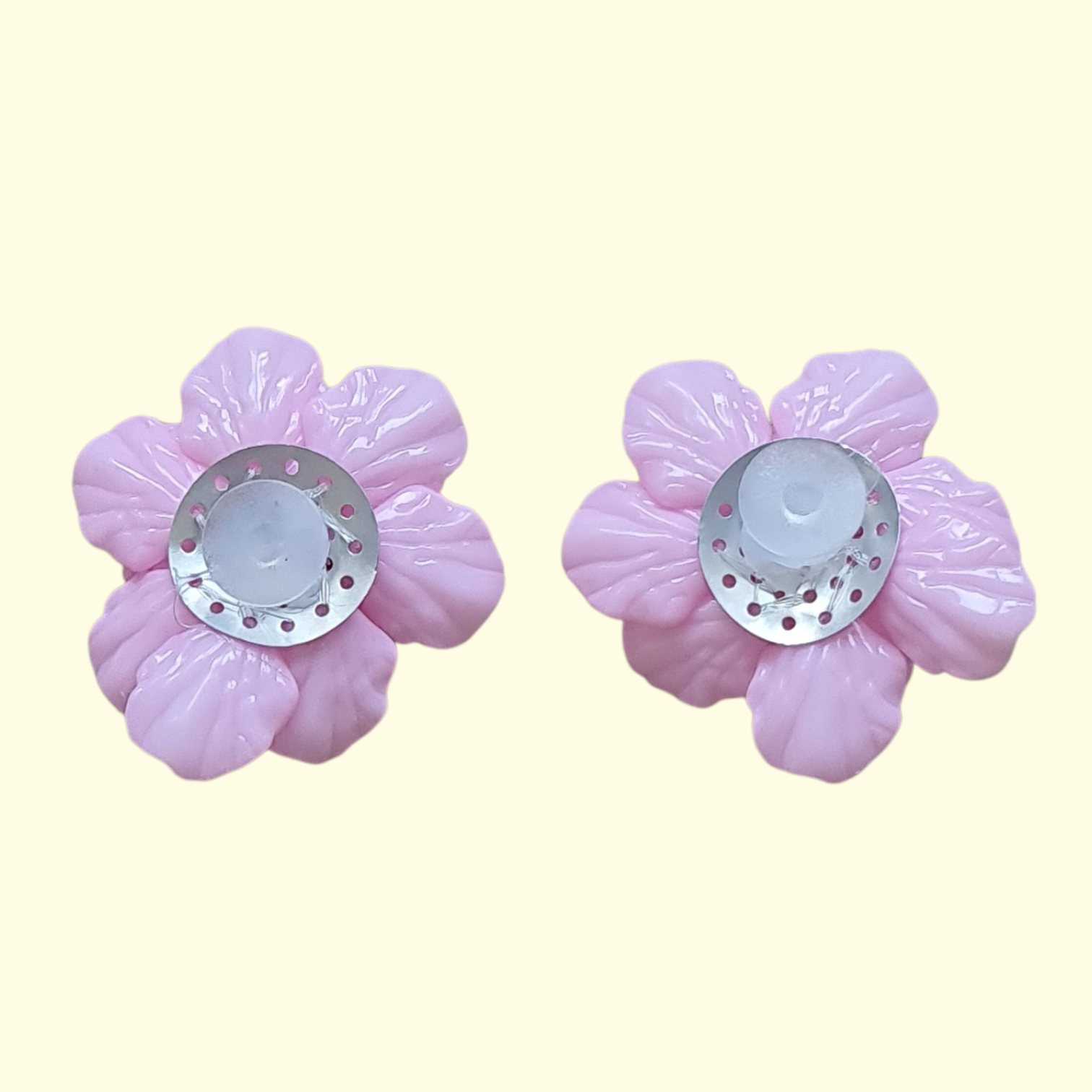 Pearl Flower Pink Crocs Charms x2