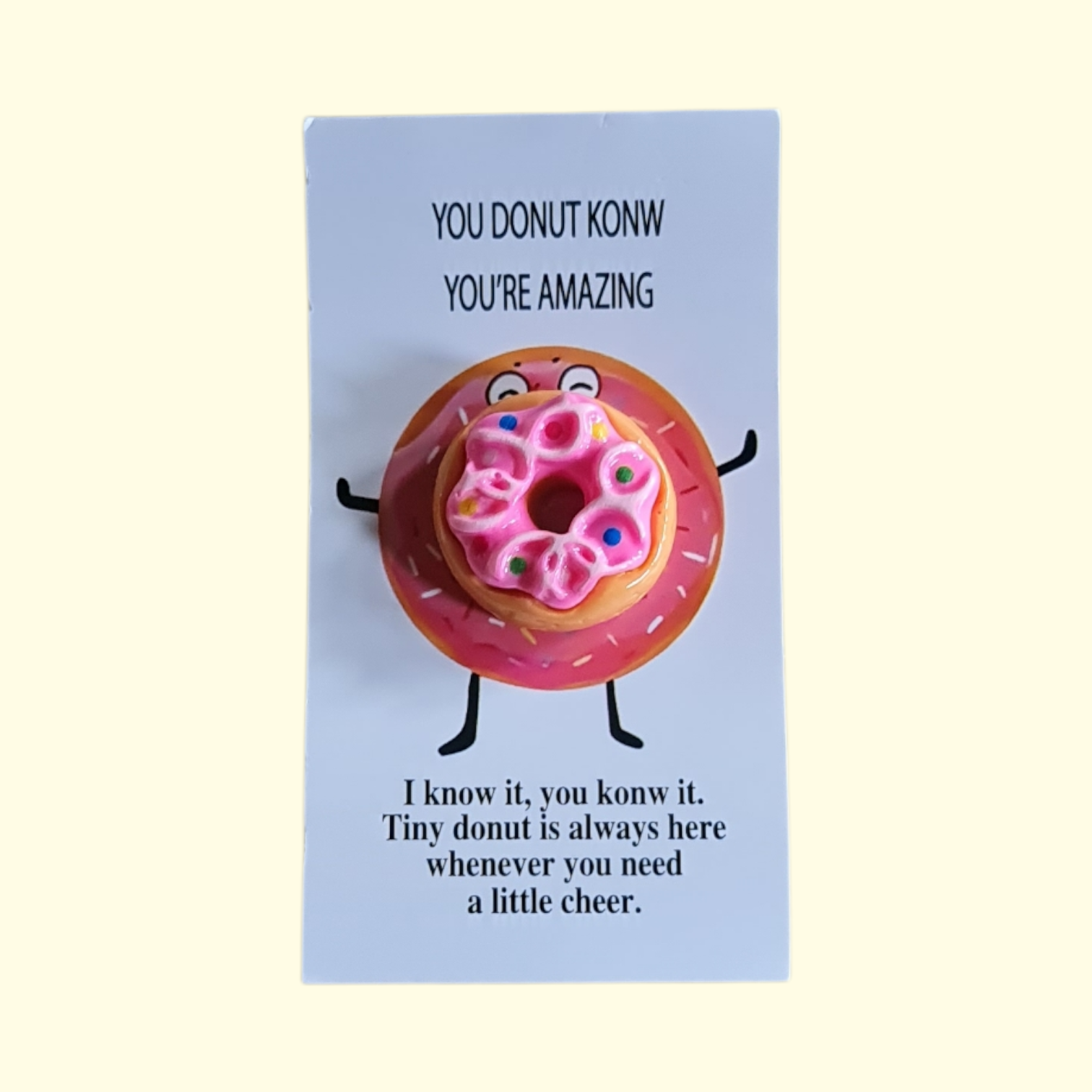 Donut Pink Pocket Hug