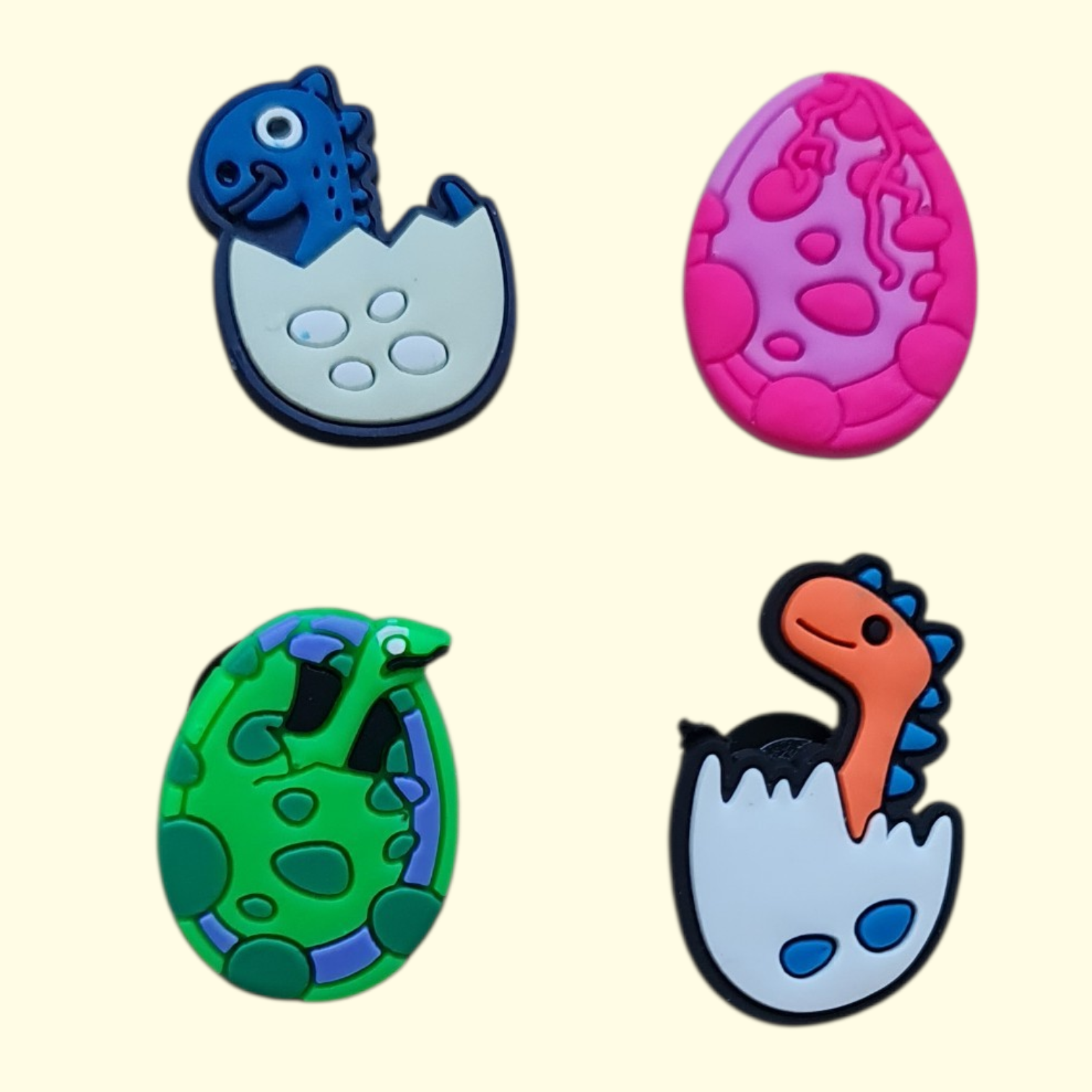 Dinosaur Crocs Charms x4