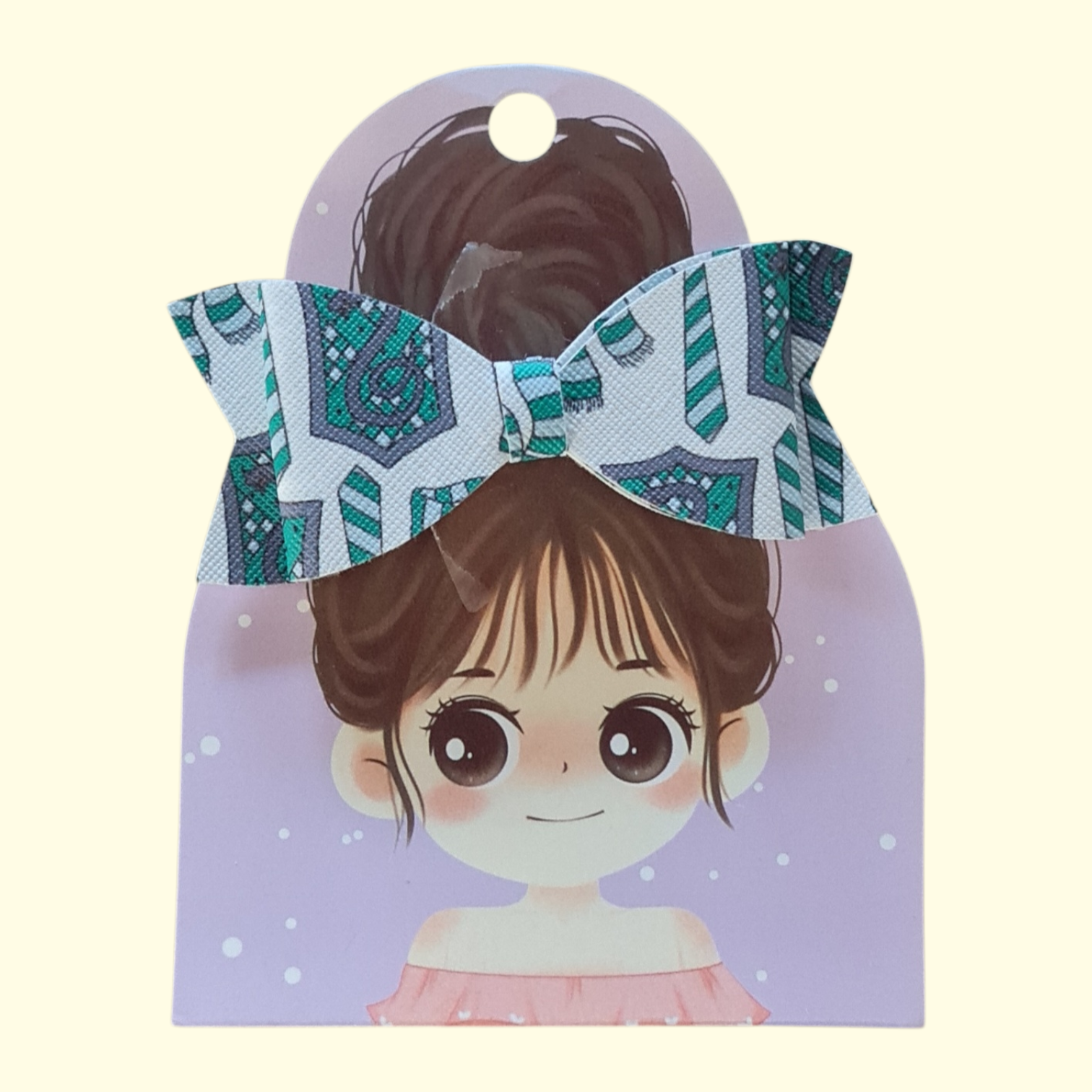 Harry Potter Slytherin Scarf Hair Bow