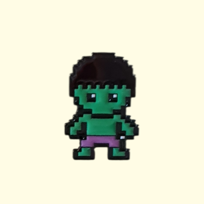 Marvel Hulk Blocks Pin Badge