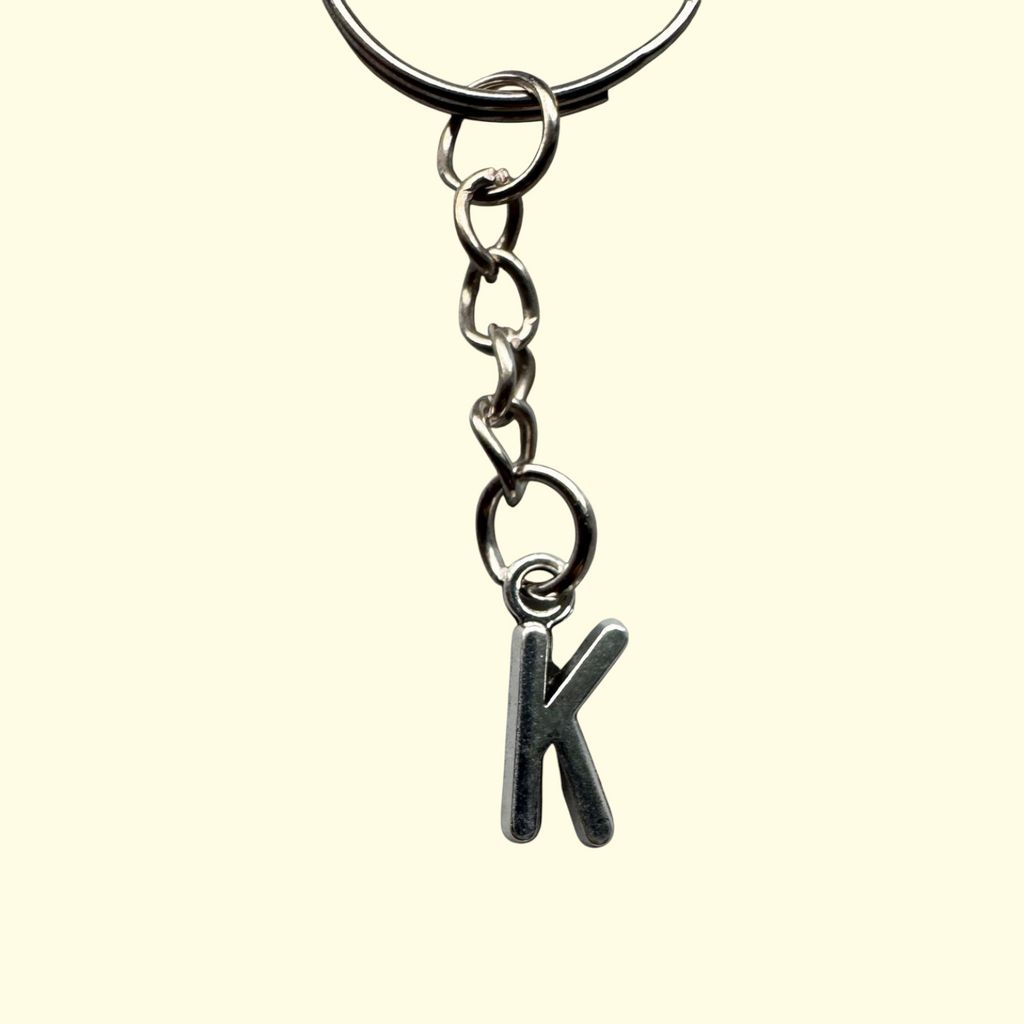 Letter K Keyring