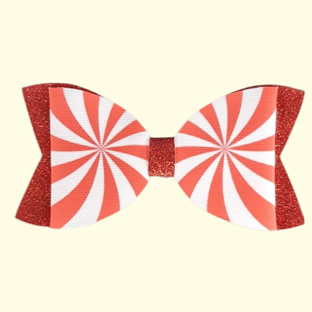 Candycane Standard Hair Bow