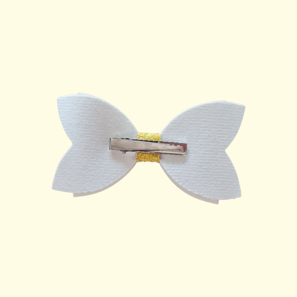 White Hair Bow