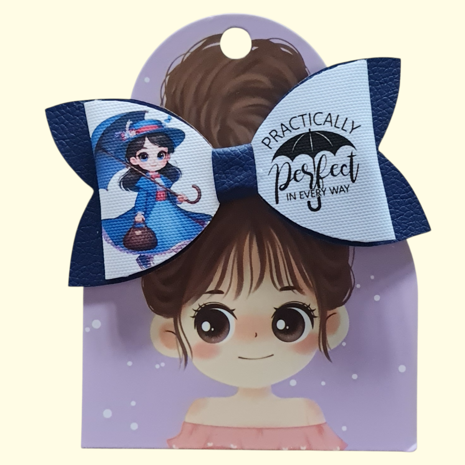 Mary Poppins Hair Bow