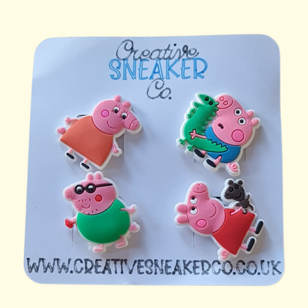 Peppa Pig Crocs Charms x4