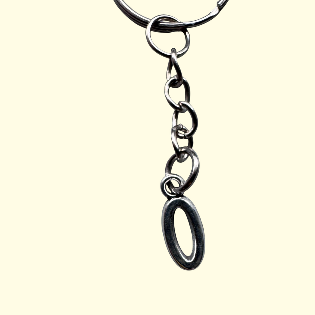 Letter O Keyring