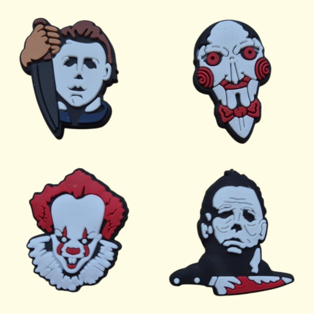 Horror Characters Crocs Charms x4