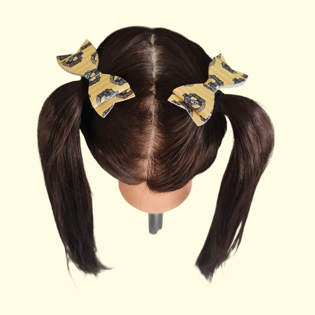Harry Potter Hufflepuff Hair Bow x2