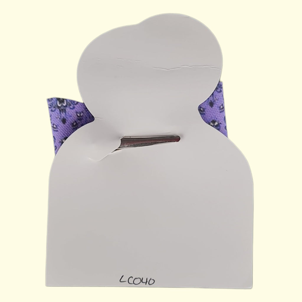 Purple Spider Halloween Sailor Hair Bow