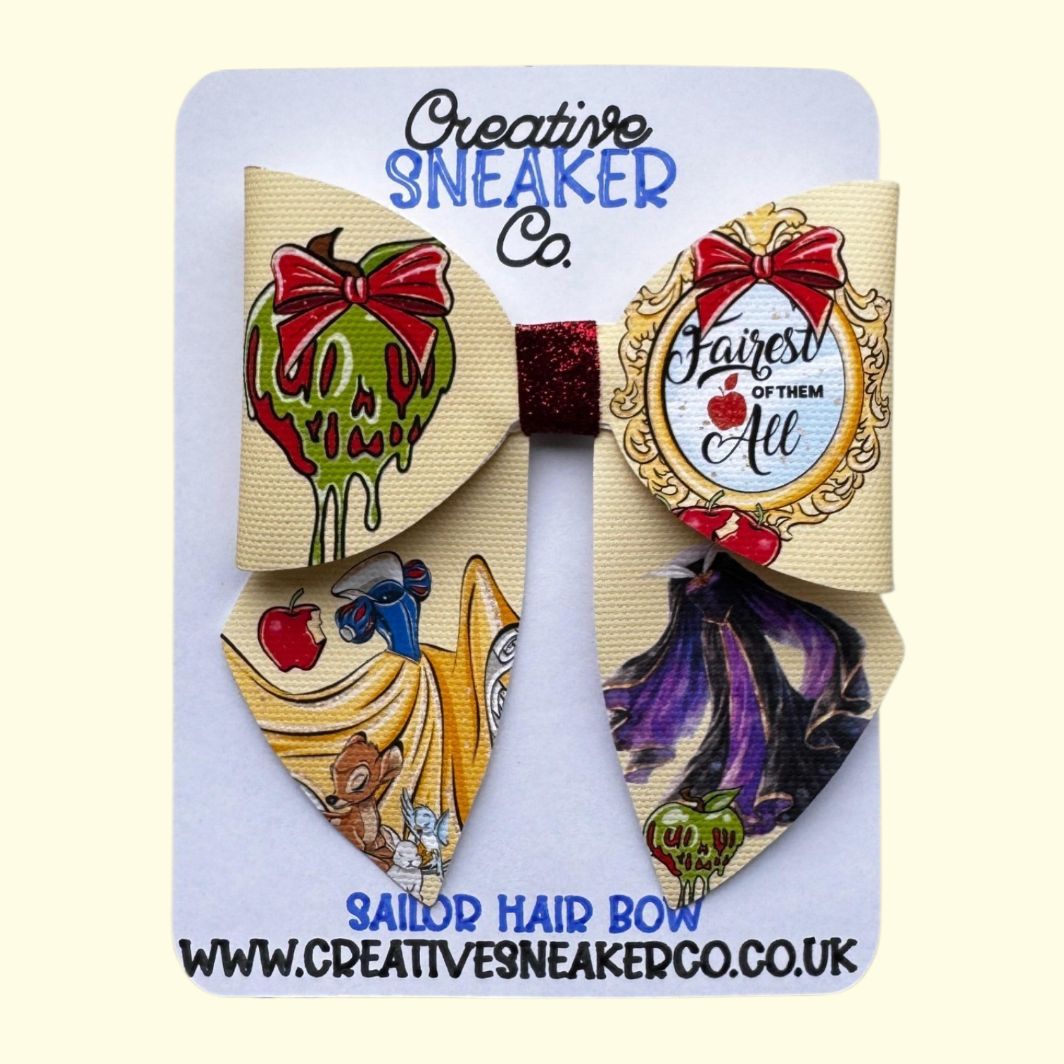 Snow White Sailor Hair Bow