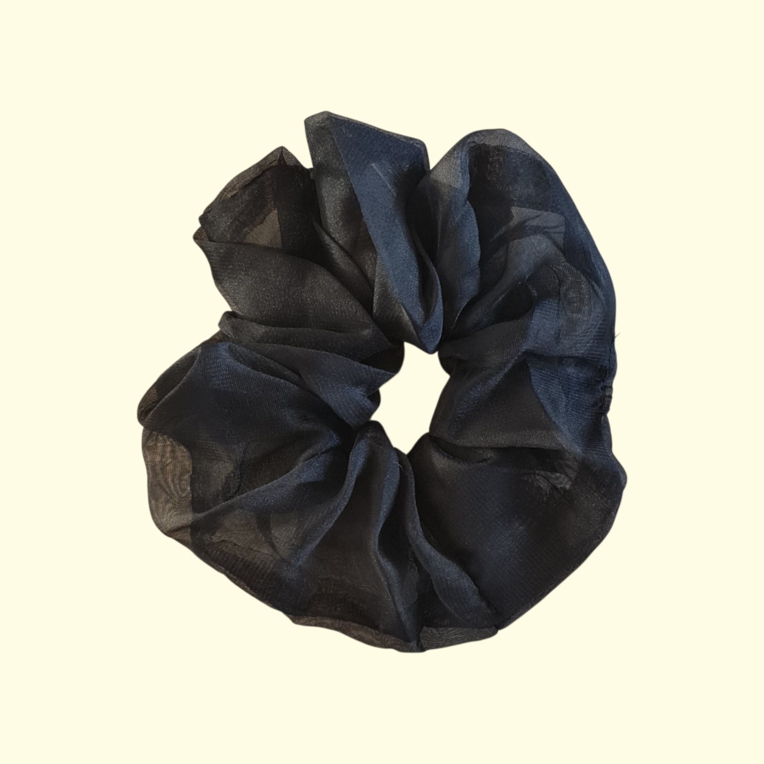 Puff Black Hair Scrunchie