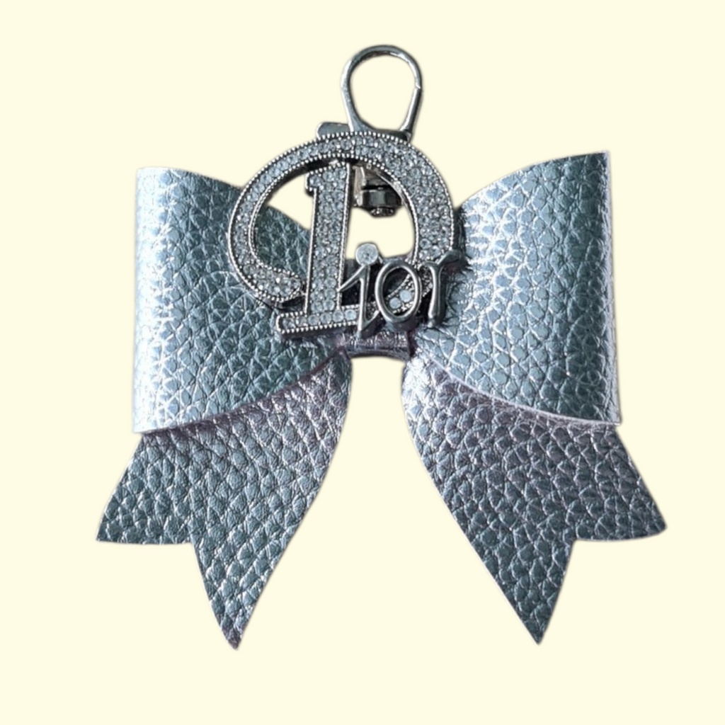 Silver Silver Dior Bag Charm