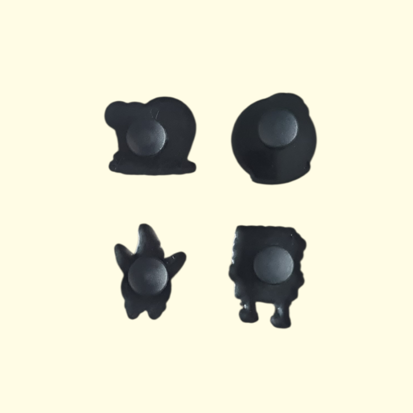 Spongebob Crocs Charms x4