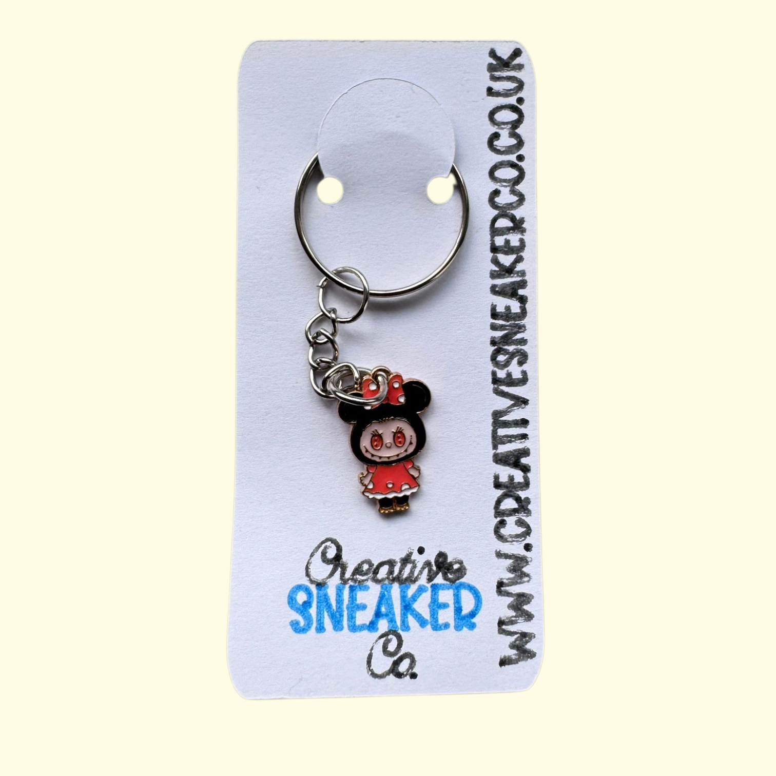Labubu Minnie Mouse Keyring