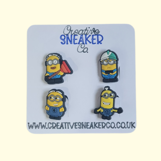 Minions Crocs Charms x4